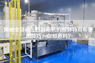 揭秘全自動左右封箱機的獨特特點和使用技巧，你知道嗎？