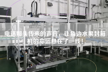 電話那頭傳來的聲音，讓角邊水果封箱機(jī)的命運(yùn)懸在了一線！