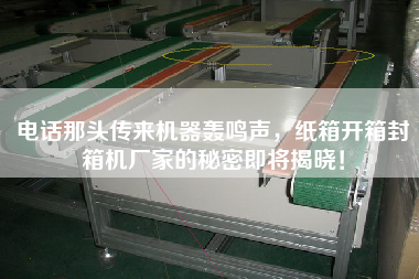 電話那頭傳來機器轟鳴聲，紙箱開箱封箱機廠家的秘密即將揭曉！