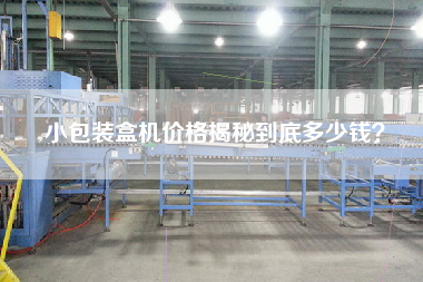 小包裝盒機價格揭秘到底多少錢？
