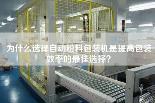 為什么選擇自動粉料包裝機是提高包裝效率的最佳選擇？