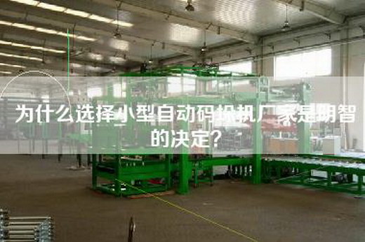 為什么選擇小型自動碼垛機廠家是明智的決定？